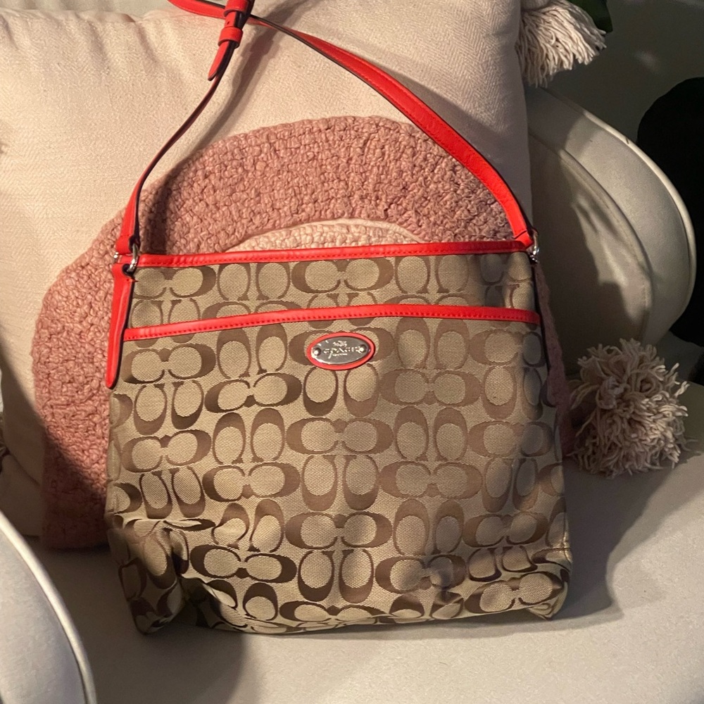 Coach Monogram crossbody bag